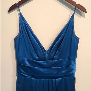 Marine blue Badgley Mischka cocktail dress